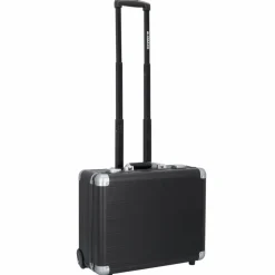 Alumaxx Laptoptaschen|Businesstrolleys Mit Laptopfach<2-Rollen Businesstrolley Laptopfach 37 cm schwarz matt
