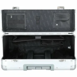 Alumaxx Pilotenkoffer|Laptoptaschen<2-Rollen Pilotenkoffer 47 cm Laptopfach silber matt