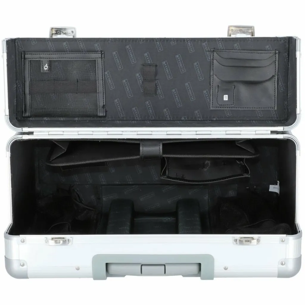 Alumaxx Pilotenkoffer|Laptoptaschen<2-Rollen Pilotenkoffer 47 cm Laptopfach silber matt