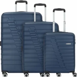 Hot American Tourister Activair 3 4-Rollen Kofferset 3tlg. true navy
