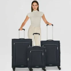 American Tourister Avantour 4 Rollen Kofferset 3-teilig mit Dehnfalte navy
