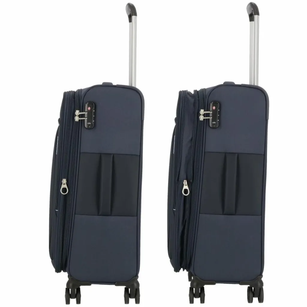 American Tourister Avantour 4 Rollen Kofferset 3-teilig mit Dehnfalte navy