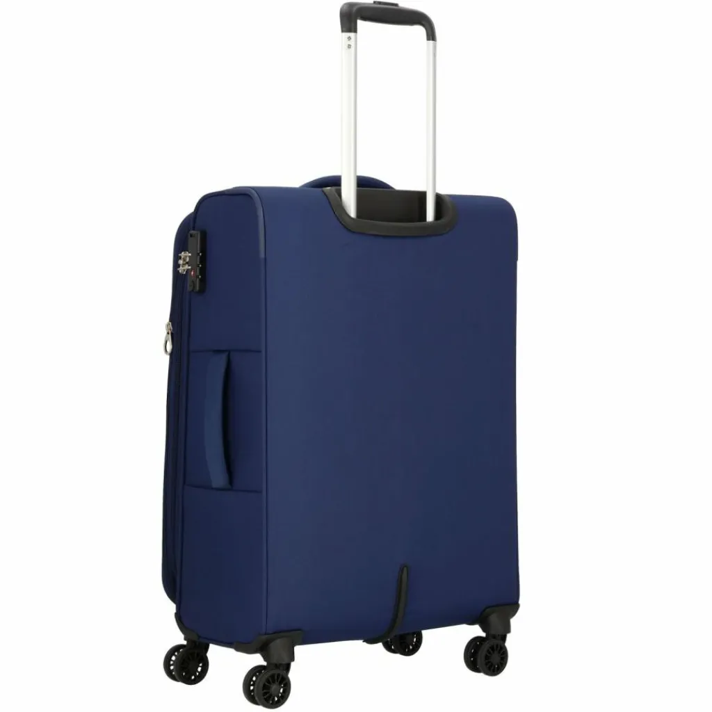 American Tourister Koffersets Als Weichgepäck|Koffersets 3-Teilig<Blazing Ride 4 Rollen Kofferset 3-teilig mit Dehnfalte navy-orange