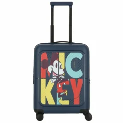 Sale American Tourister Dashpop Disney 4 Rollen Kabinentrolley 55 cm mit Dehnfalte mickey pop letters
