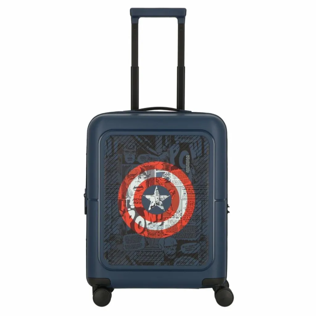 Sale American Tourister Dashpop Disney 4 Rollen Kabinentrolley 55 cm mit Dehnfalte capt america shield