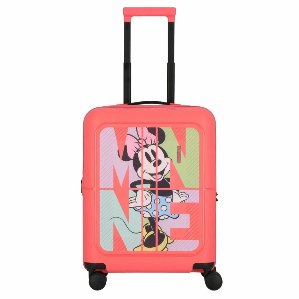 American Tourister Hartgepäck Kabinengepäck|4-Rollen Kabinentrolleys<Dashpop Disney 4 Rollen Kabinentrolley 55 cm mit Dehnfalte minnie pop letters