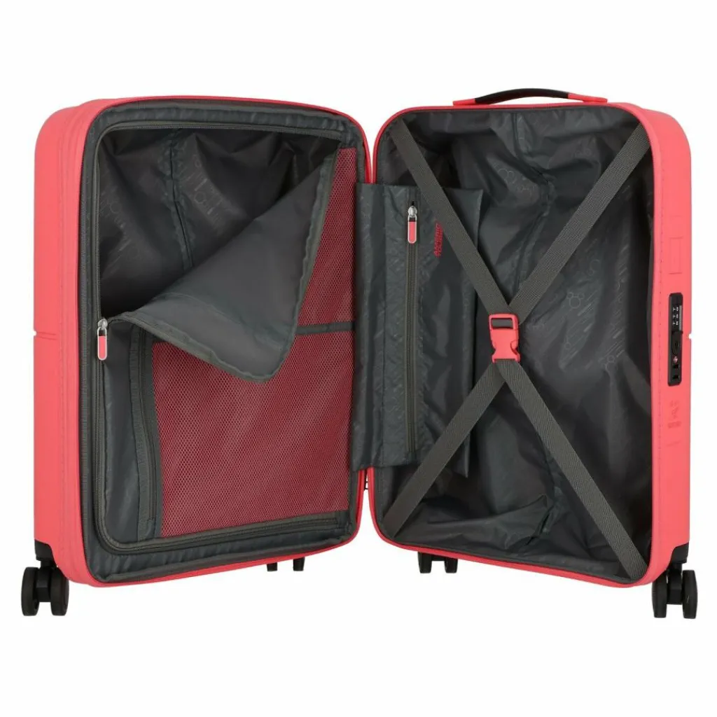 American Tourister Hartgepäck Kabinengepäck|4-Rollen Kabinentrolleys<Dashpop Disney 4 Rollen Kabinentrolley 55 cm mit Dehnfalte minnie pop letters