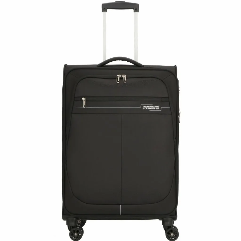 American Tourister Deep Dive 4 Rollen Trolley 67 cm mit Dehnfalte black-grey