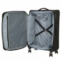 American Tourister Deep Dive 4 Rollen Trolley 67 cm mit Dehnfalte black-grey