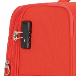Best American Tourister Deep Dive 4 Rollen Kofferset 3-teilig mit Dehnfalte red-grey