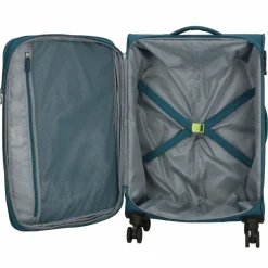 Clearance American Tourister Deep Dive 4 Rollen Trolley 67 cm mit Dehnfalte teal-lime