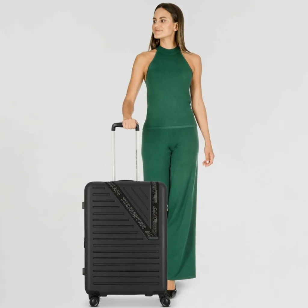 American Tourister Dynabelt 4 Rollen Trolley 66 cm mit Dehnfalte