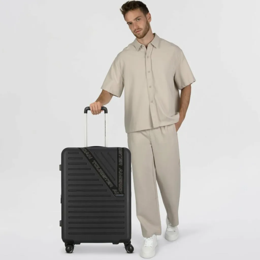 American Tourister Dynabelt 4 Rollen Trolley 66 cm mit Dehnfalte