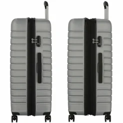 Sale American Tourister Flashline 4 Rollen Trolley 78 cm mit Dehnfalte sky silver