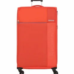 American Tourister Weichgepäck|4-Rollen Koffer<Fun Cruise 4 Rollen Trolley 77 cm red blue