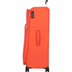 American Tourister Weichgepäck|4-Rollen Koffer<Fun Cruise 4 Rollen Trolley 77 cm red blue