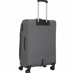 American Tourister Weichgepäck|4-Rollen Koffer<Fun Cruise 4 Rollen Trolley 68 cm grey orange