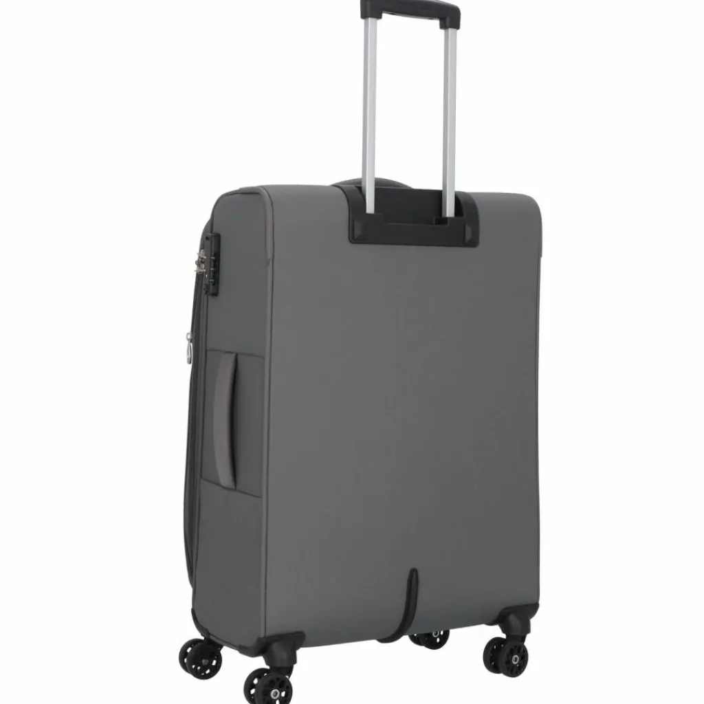 American Tourister Weichgepäck|4-Rollen Koffer<Fun Cruise 4 Rollen Trolley 68 cm grey orange