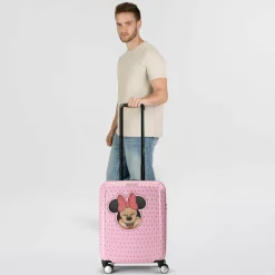 Sale American Tourister Funlight Disney 4-Rollen Kabinentrolley 55 cm minnie lenticular pink