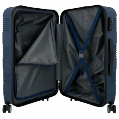 American Tourister Hartgepäck|4-Rollen Koffer<Geoblast 4 Rollen Trolley 66 cm dark blue