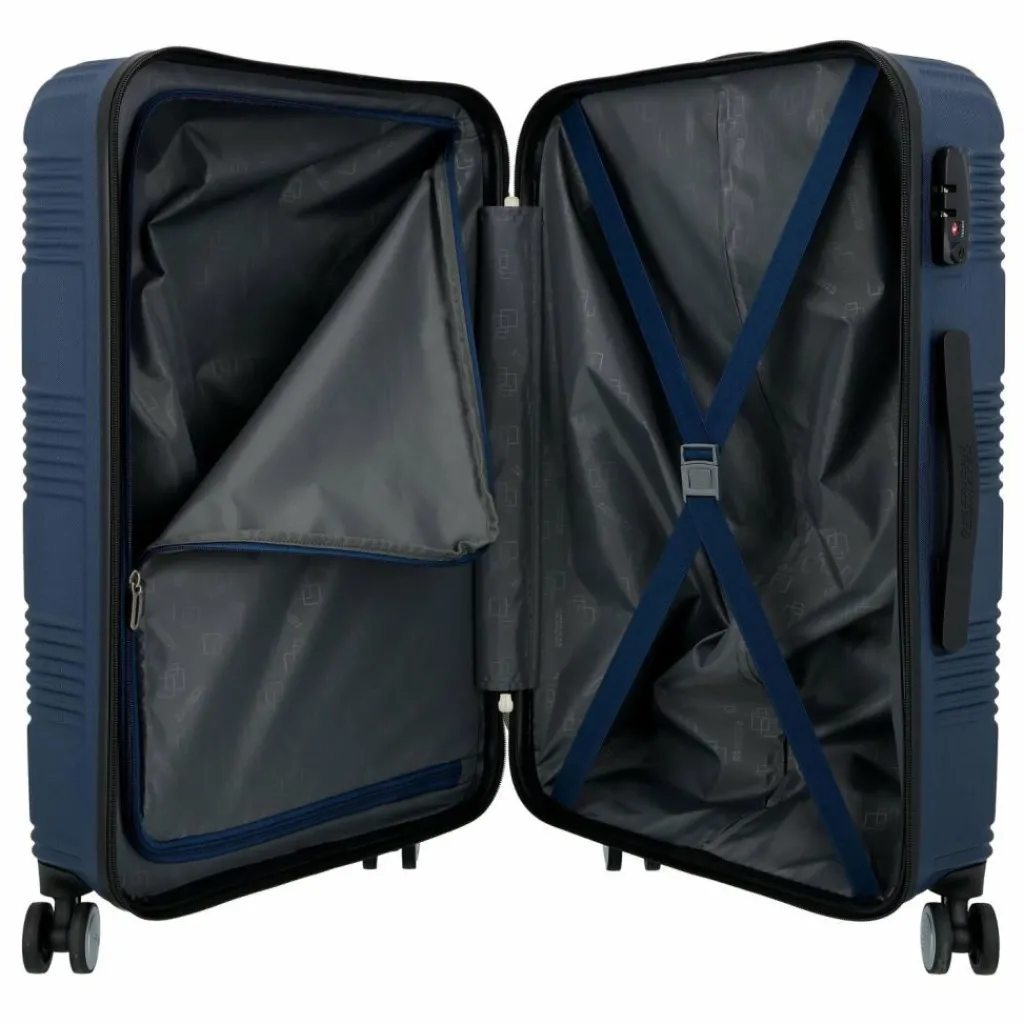 American Tourister Hartgepäck|4-Rollen Koffer<Geoblast 4 Rollen Trolley 66 cm dark blue