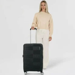 Sale American Tourister Geoblast 4 Rollen Trolley 66 cm black