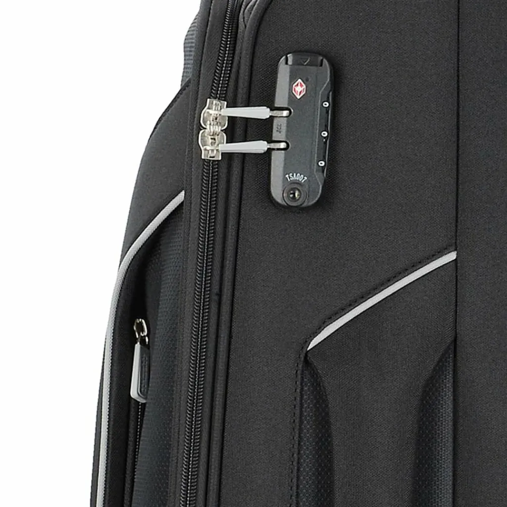 Best American Tourister Holiday Heat 4 Rollen Kofferset 3-teilig black