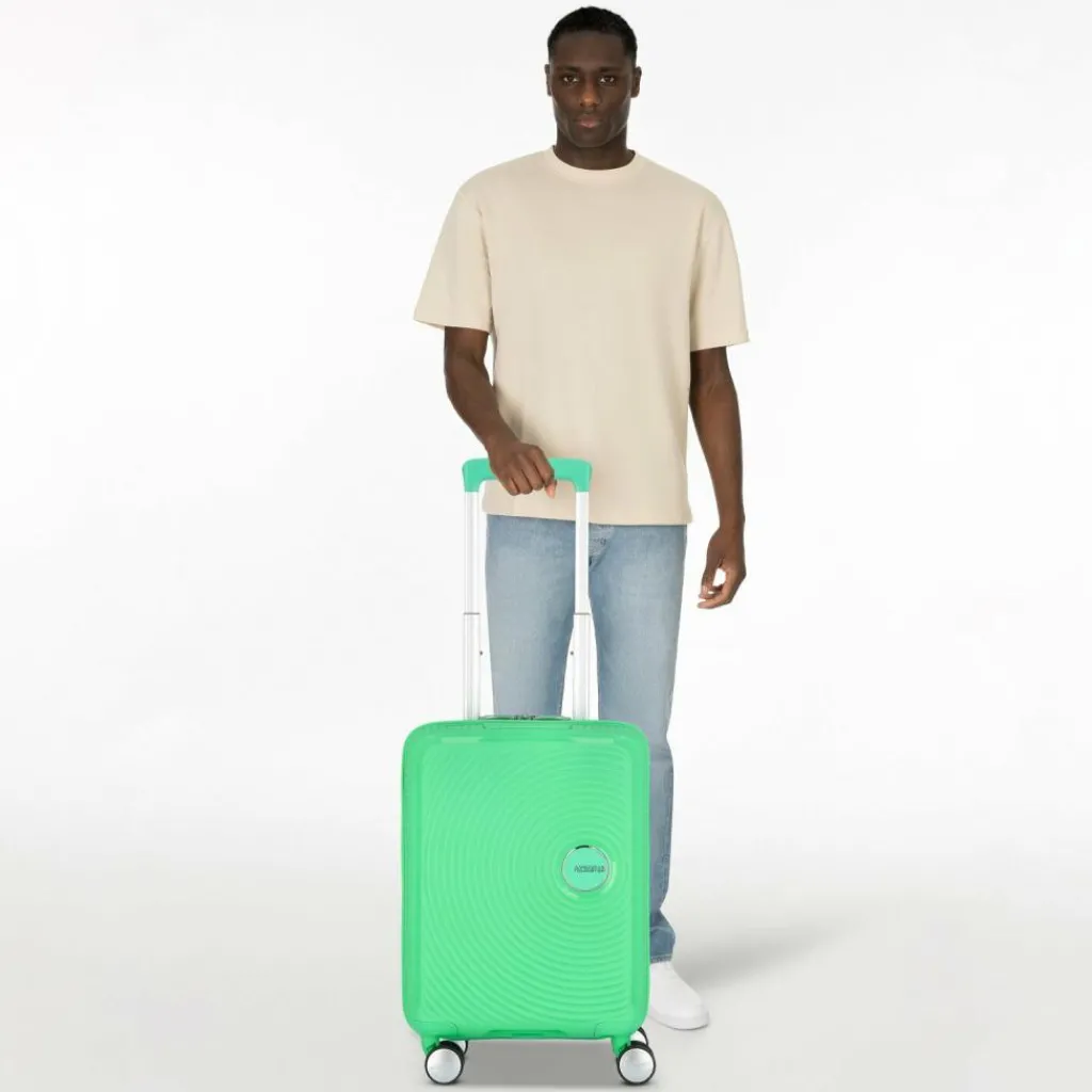 American Tourister Kinder Koffer<Soundbox Mini 4 Rollen Kindertrolley 47 cm bright green