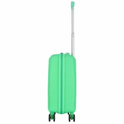 American Tourister Kinder Koffer<Soundbox Mini 4 Rollen Kindertrolley 47 cm bright green