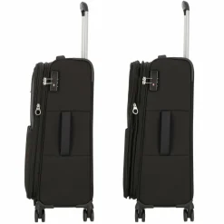 American Tourister Koffersets Als Weichgepäck|Koffersets 3-Teilig<Star Max 4 Rollen Kofferset 3-teilig mit Dehnfalte black-grey