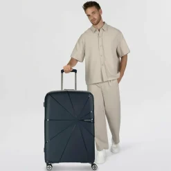 American Tourister Starvibe 4 Rollen Trolley 77 cm mit Dehnfalte