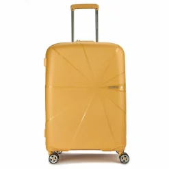 Outlet American Tourister Starvibe 4 Rollen Trolley 67 cm mit Dehnfalte metallic banana