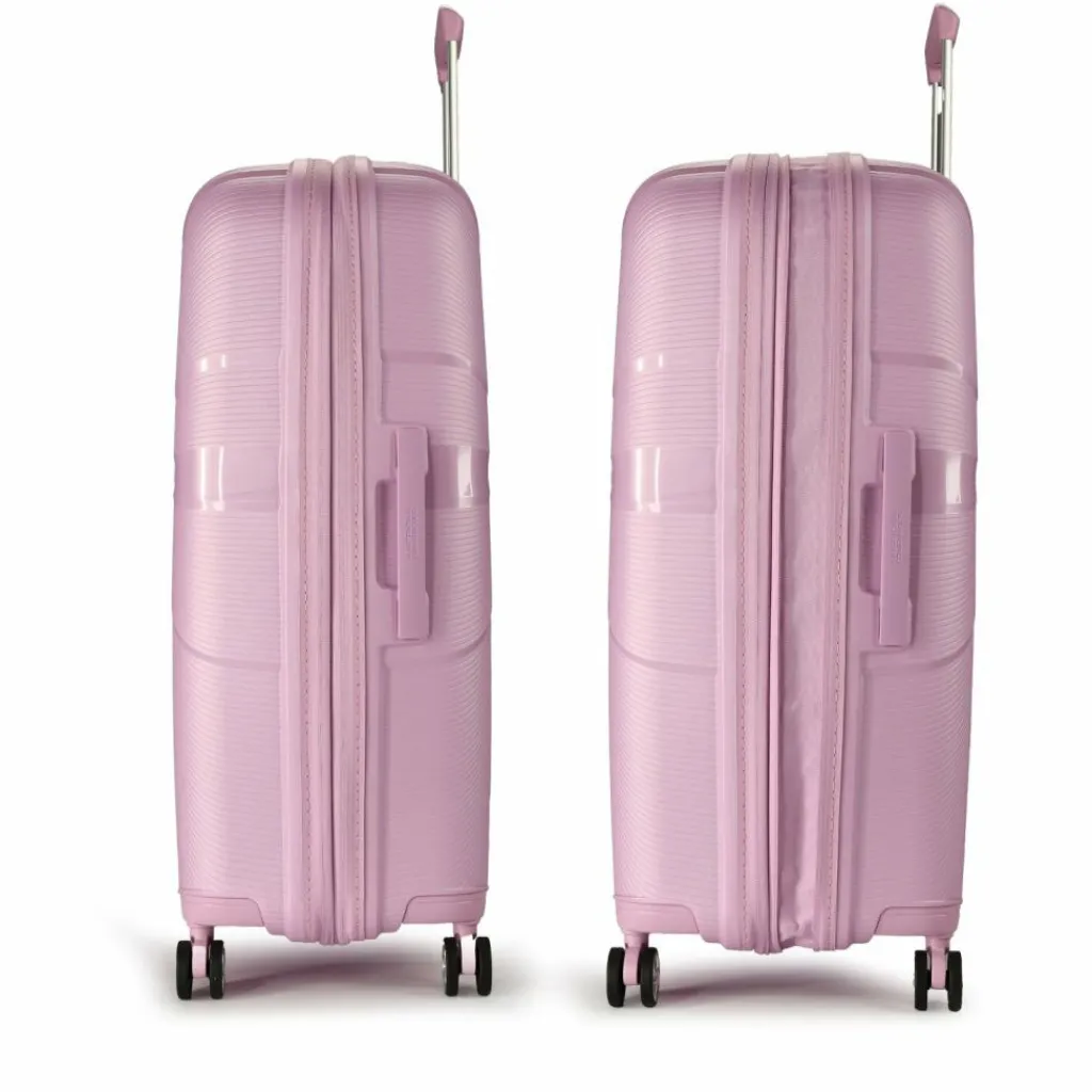 American Tourister Hartgepäck|4-Rollen Koffer<Starvibe 4 Rollen Trolley 77 cm mit Dehnfalte metallic pastel lavender