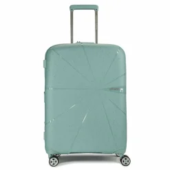 Best American Tourister Starvibe 4 Rollen Trolley 67 cm mit Dehnfalte azzurro speckles