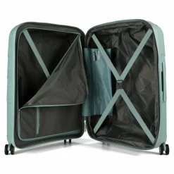 Best American Tourister Starvibe 4 Rollen Trolley 67 cm mit Dehnfalte azzurro speckles