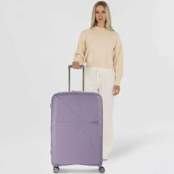 Hot American Tourister Starvibe 4 Rollen Trolley 77 cm mit Dehnfalte digital lavender