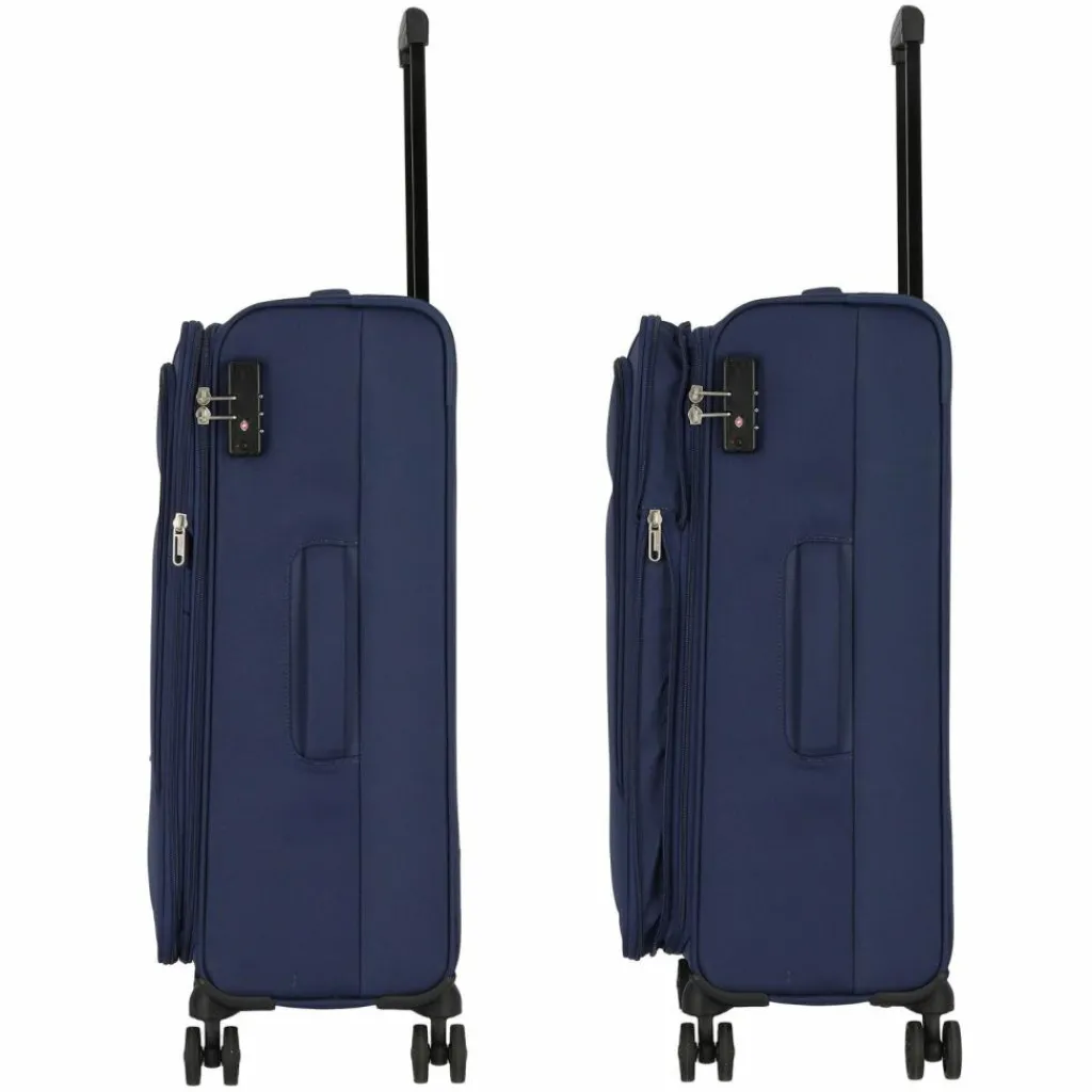 American Tourister Street Roll 4 Rollen Kofferset 3-teilig mit Dehnfalte