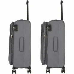 New American Tourister Street Roll 4 Rollen Kofferset 3-teilig mit Dehnfalte grey