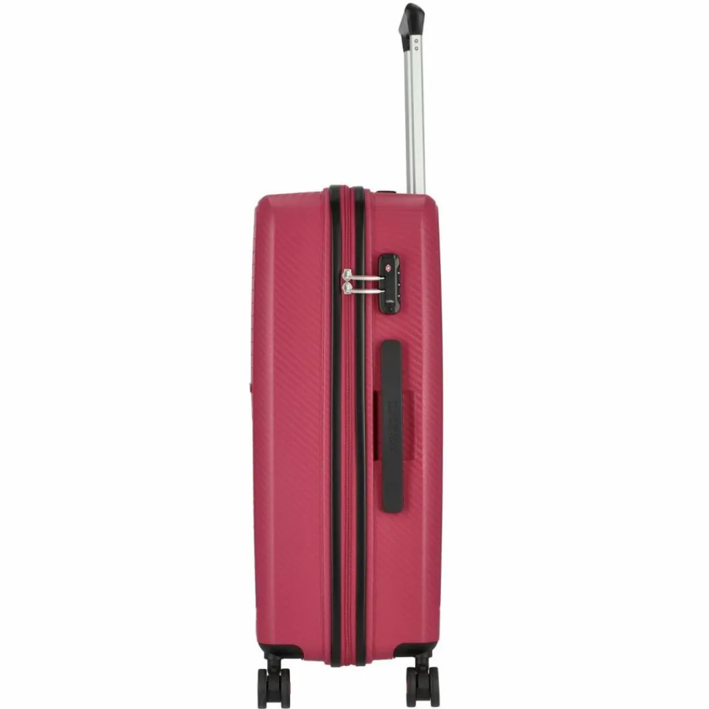 Hot American Tourister Summer Hit 4 Rollen Kofferset 3-teilig viva magenta