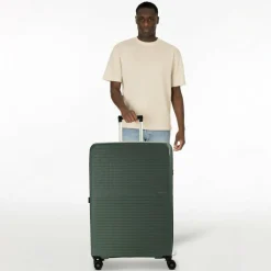 American Tourister Hartgepäck|4-Rollen Koffer<Summer Hit 4 Rollen Trolley 76 cm dark olive