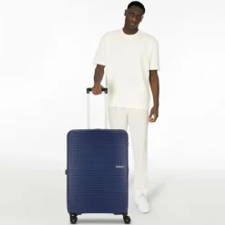 Sale American Tourister Summer Hit 4 Rollen Trolley 67 cm navy