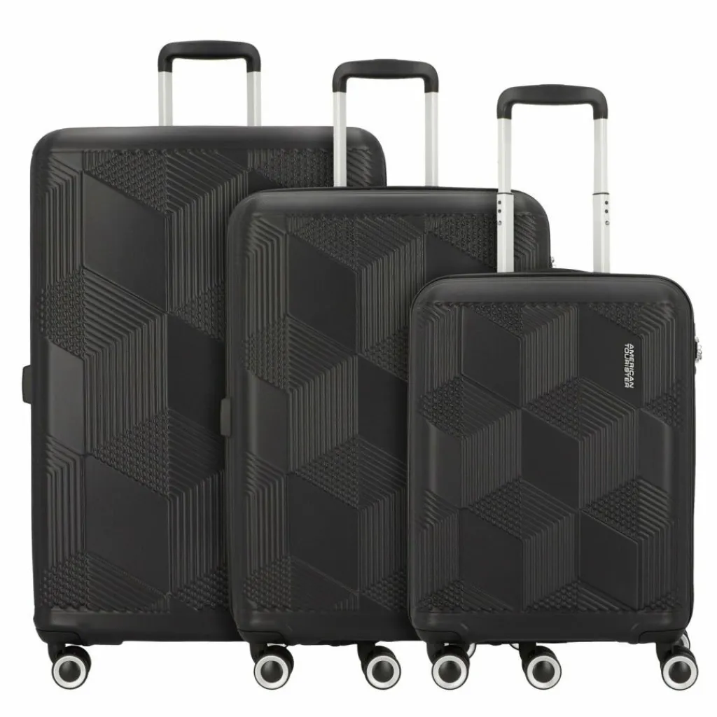 American Tourister Koffersets Als Hartgepäck|Koffersets 3-Teilig<Sunchaser 4 Rollen Kofferset 3-teilig black