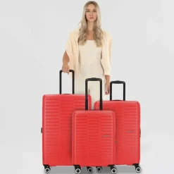 American Tourister Koffersets Als Hartgepäck|Koffersets 3-Teilig<Sunset Hills 4 Rollen Kofferset 3-teilig apple red