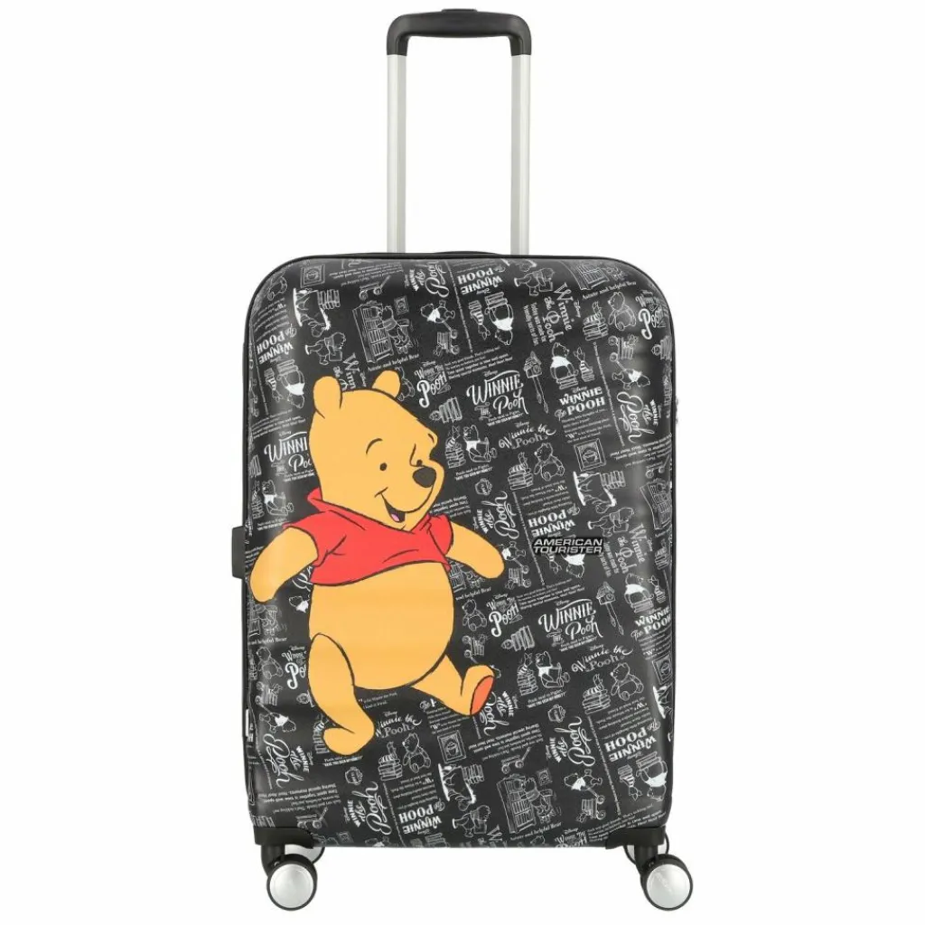 American Tourister 4-Rollen Koffer|Hartgepäck<Wavebreaker Disney 4 Rollen Trolley 67 cm winnie the pooh