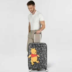 American Tourister 4-Rollen Koffer|Hartgepäck<Wavebreaker Disney 4 Rollen Trolley 67 cm winnie the pooh