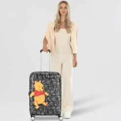 American Tourister 4-Rollen Koffer|Hartgepäck<Wavebreaker Disney 4 Rollen Trolley 67 cm winnie the pooh