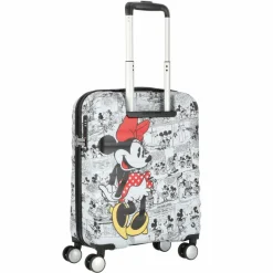 American Tourister Hartgepäck Kabinengepäck|4-Rollen Kabinentrolleys<Wavebreaker Disney 4 Rollen Kabinentrolley 55 cm minnie comics white