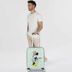 Online American Tourister Wavebreaker Disney 4 Rollen Kabinentrolley 55 cm minnie pastel dots
