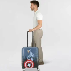 American Tourister Hartgepäck Kabinengepäck|4-Rollen Kabinentrolleys<Wavebreaker Disney 4 Rollen Kabinentrolley 55 cm captain america city