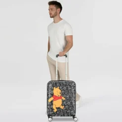 American Tourister Hartgepäck Kabinengepäck|4-Rollen Kabinentrolleys<Wavebreaker Disney 4 Rollen Kabinentrolley 55 cm winnie the pooh